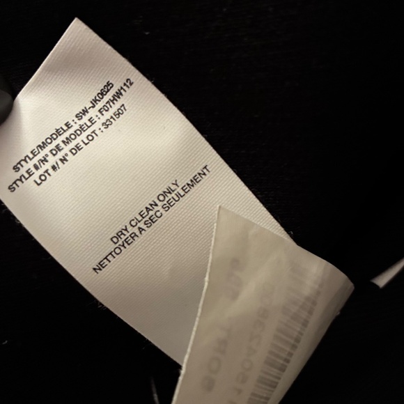 NWOT Helmut Lang Classic Black Blazer Jacket Size 0 Never Worn Button Replaced - Picture 10 of 16